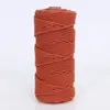 Shengwei Atacado Corda Trançada Colorida de 3mm 4mm Feita à Mão Materiais DIY para Roupas Bolsas Tapeçaria Corda de Linha de Algodão