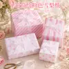 Papel de regalo minimalista a rayas con alto atractivo estético, papel de regalo para el Día de San Valentín, papel de seda con estampado de lunares y estrellas al por mayor