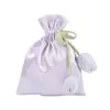 Bolsa de Regalo Boda Belleza Bolsa de Dulces Bolsa de Regalo de Mano Bolsa con Cordón de Tulipán Bolsa de Seda Hanfu Bolsa de Dulces de Boda