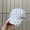 Nueva Gorra de Béisbol Suave con Puntos Estilo INS para Mujer, Sombrero de Sol de Ala Ancha para Verano con Visera de Pato, Sombrero Casual Versátil Personalizado