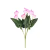 7 lírios calla artificiais, buquê de flores artificiais, adereços de fotografia, flores artificiais, lírios calla artificiais, buquê de flores artificiais com um toque de luxo