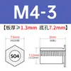 Columna de Tuerca de Acero Inoxidable 416 con Agujero Pasante a Presión So4-3.5M3/M3/M4/M5-3/4/5/6/8/10/12~25