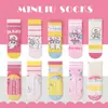 Nuevos Calcetines Antideslizantes para Niños Primavera y Otoño Calcetines de Media Pantorrilla Calcetines Lisos para Niños Clase A Primavera y Otoño Calcetines de Suelo para Interiores con Puntos de Gel