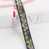 Fita Jacquard Estilo Étnico Flor de Três Folhas 1,7 cm Têxtil para Casa Decoração de Janela Decoração de Roupas Acessórios de Renda Feitos à Mão DIY 3601