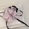 Corea del Sur Accesorios para el Cabello Suaves Malla Flor Tridimensional Cinta Lazo Grande Hada Aleteo Anillo Dulce para el Cabello Banda Elástica para Cola de Caballo para Mujeres