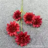 Flor roja de simulación diseño de auditorio de bodas paisajismo pared de fondo de flores artificiales decoración techo de flores camino de flores guía arreglo floral flor