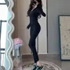 Leggings negros de talle alto con textura de piel de tiburón para mujer, elásticos, ajustados, reductores de abdomen, adelgazantes, adecuados para fitness, ir al trabajo y uso al aire libre