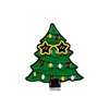 Broche Navideño de Dibujos Animados Lindo Transfronterizo Insignia de Árbol de Navidad Pin Antiexposición Decoración Fija para Ropa Insignia Festiva