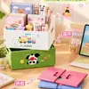 Caixa de Armazenamento Dobrável Organizador de Mesa Lanches Brinquedos Caixa Gaveta Doméstica Cesta de Cozinha Cesta Plástica Lixeira Espessa