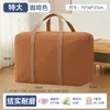 Saco de Armazenamento Grande de Lona, Saco de Embalagem para Mudança Espessado e Resistente ao Desgaste, Bolsa de Viagem Especial Organizadora para Roupas e Colchas