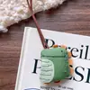 Nova Cor Mori Girl de Outono Início Roupas Infantis Cor Café Profundo Corrente de Tecido Fofo Urso Animal Corrente Acessórios Adulto