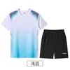 Traje de Bádminton de Manga Corta, Secado Rápido, Transpirable, Traje Deportivo de Competición, Traje de Entrenamiento para Correr para Estudiantes al por Mayor para Hombres y Mujeres