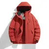 Chaqueta cálida engrosada acolchada de algodón de grafeno para hombre, cortavientos moderno, ropa de montañismo para parejas