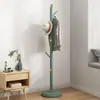 Cabideiro de ferro forjado para quarto, casa, sala de estar, cabeceira, cabideiro de chão, simples e grosso, cabide de bolsa de luxo leve