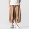 Pantalones cortos holgados y rectos de estilo Hong Kong, de talla grande, estilo retro japonés, para primavera y verano, K161