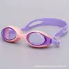 Gafas de natación antivaho de alta definición para niños de comercio electrónico transfronterizo, gafas de natación de silicona largas con ojos, venta al por mayor transfronteriza