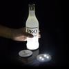 Posavasos Luminoso de EVA LED Colorido Brillante Pegatina para Botella de Vino 6cm Pegatina Desechable para Botella Suministros para Atmósfera de Festival de Música Luminoso