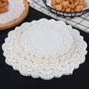 Papel absorbente de aceite para aperitivos fritos, papel de encaje, almohadilla desechable, papel de cocina, papel comestible para hornear pasteles, almohadilla de papel para pizza, papel para barbacoa