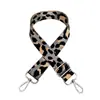 Nova bolsa de ombro larga de leopardo jacquard ajustável bolsa de ombro crossbody bolsa de substituição bolsa de alça longa reduzida acessórios alça