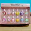 Traje de esmalte de uñas de dibujos animados esmalte de uñas para despegar niña cinco venenos insípido guardería compartir esmalte de uñas al por mayor