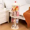 Caja de exhibición Labubu, muñeco hombre estrella Labubu, colgante de peluche, estante transparente para cajas sorpresa