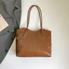 Bolsa Tote Grande Capacidade Transfronteiriça Nova Bolsa Urbana Feminina para o Dia a Dia Bolsa de Ombro Única Feminina Textura Popular de Nicho para o Dia a Dia