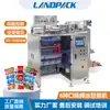 Máquina de Enchimento de Tiras de Gelatina, Máquina de Enchimento Líquido Multi-Fileira Totalmente Automática, Máquina de Embalagem de Picolé de 6 Sabores, Máquina de Embalagem de Enzimas em Pacote Tipo Tira