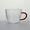 Caneca de Chá de Vidro Borossilicato Resistente ao Calor Personalizada Caneca Japonesa Martelada Caneca de Chá Kung Fu Padrão Martelado Caneca Uniforme Divisor de Chá
