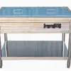 Mesa Calefactora y de Aislamiento Eléctrica de Acero Inoxidable para Cocinar al Vapor Platos, Comida Rápida y Calentar Tazones Pequeños, Tamales y Comida Cocida, con Tapa