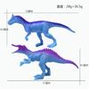 Grande modelo de dinossauro multicolorido simulação jurássico velociraptor conjunto jardim de infância educação infantil brinquedos cognitivos para crianças