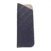 Estuche Tejido para Gafas Bolsa de Almacenamiento para Gafas de Lectura Trenzado de PU Diseño de Estuche para Gafas con Apertura Oblicua Montura de Gafas Portátil Gafas para Miopía