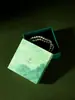 Caixa de Joias Estilo Ins Personalizada, Caixa de Presente de Joias de Luxo, Caixa de Embalagem para Joias de Ouro para Anel, Colar, Pulseira