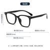 1312 Nuevo Marco Ultra Ligero TR90 Gafas de Marco Grande para Mujer Luz Azul Anti-Gafas para Mujer Sentido de Alto Nivel Popular Cibernético Gafas Lisas Lisas