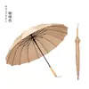Guarda-chuva de golfe longo e reto com logotipo personalizado, guarda-chuva publicitário para presente, feito sob medida para negócios e hotel, com estampas de feriado e texto impresso