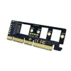 Tarjeta adaptadora de expansión de tarjeta SSD para escritorio M.2 NVME SSD a pcie 4.0 x4 x8 x16