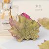 Hoja de arce artificial roja, decoración de ambiente otoñal, hojas falsas para boda, fotografía de boda, ventana, hojas falsas, hojas caídas