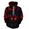 Comercio electrónico transfronterizo 2022 Nuevo Sudadera deportiva con capucha de Dragon Ball Rey Mono Saiyajin con impresión digital 3D de cuerpo completo