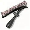 Funda Protectora de Lente para Mira Exterior de Neopreno, Cubierta de Lente Camuflada a Prueba de Polvo, Juego de Fundas Protectoras de Lente de Material de Buceo