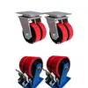 Fabricado por el Fabricante - Ruedas Universales de Doble Fila de Peso Excesivo - Ruedas para Vehículo de Transferencia de Palas de Aerogenerador - Ruedas Sólidas para Carro de Túnel