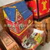 Suministros para Funerales y Sacrificios, Manualidades de Papel, Casa Embrujada, Casa de Papel, Villa Plegable con Villa de Jardín, Fácil de Ensamblar