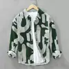 Camisa artística de manga larga nueva, única, elegante y de moda, holgada, casual y versátil para hombre, en stock
