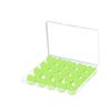 Paquete de 20 Tapones para Dormir de Silicona Azul para Niños, Antirruido, Impermeables para Natación, Tapones de Silicona en Caja Cuadrada