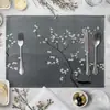 Mantel de hojas creativas estilo europeo mantel de mesa suministros de cocina mantel occidental posavasos logo