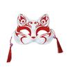 Fox máscara atacado desenho animado meio rosto gato desempenho das crianças suprimentos estilo japonês e vento gato máscara animação festa de dança