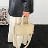 Bolsa de Algodón Sencilla y Elegante para Mujer, Nuevo Modelo 2026, Bolso de Mano y Bolso de Hombro Ligero, Bolso Cruzado Versátil y de Moda