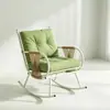 Cadeira de balanço para varanda, cadeira de vime para lazer, sofá preguiçoso para casa, cadeira de balanço para sala de estar de uma pessoa, cadeira de balanço reclinável para adulto ao ar livre