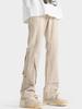 Overoles Funcionales de Estilo Americano para Hombre Otoño Diseño High Street Sensación Slim-fit Pantalones Micro-lar Marca Trendy Sueltos Combinan con Todo Pantalones Casuales