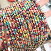 2*4mm cuentas de ábaco de pino emperador color mixto cuentas sueltas cuentas de rueda de piedra de pino emperador cuentas pequeñas joyería con cuentas