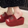 Pantuflas de Peluche de Moda para Mujeres Pequeñas Otoño 2025 Nuevas Versátiles Bonitas Pantuflas de Algodón para Oficina y Exteriores para Mujeres