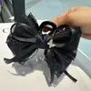 Novo Grampo de Cabelo 2025 com Renda, Strass e Laço Estilo Coreano 13cm para Mulheres, Acessório de Cabelo Versátil de Princesa Venda por Atacado